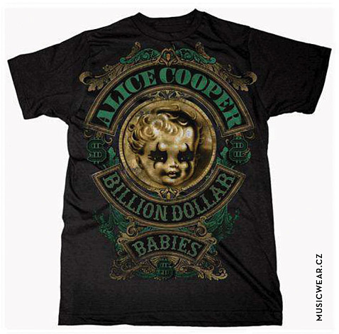 Alice Cooper tričko, Billion Dollar Baby Crest, pánské