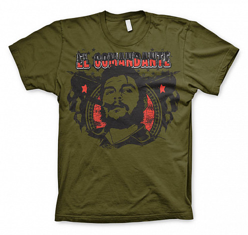 Che Guevara tričko, El Comandante Olive, pánské