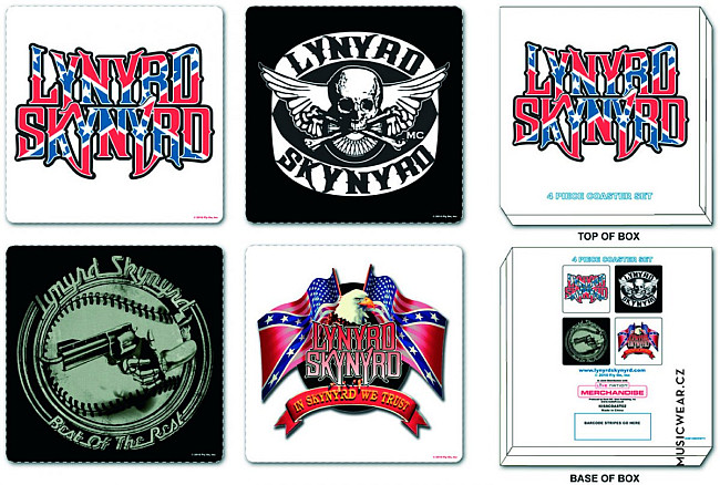 Lynyrd Skynyrd set korkových podtácků 4ks, Mixed Designs