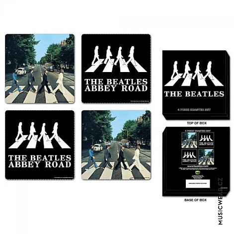 The Beatles set korkových podtácků 4ks, Abbey Road