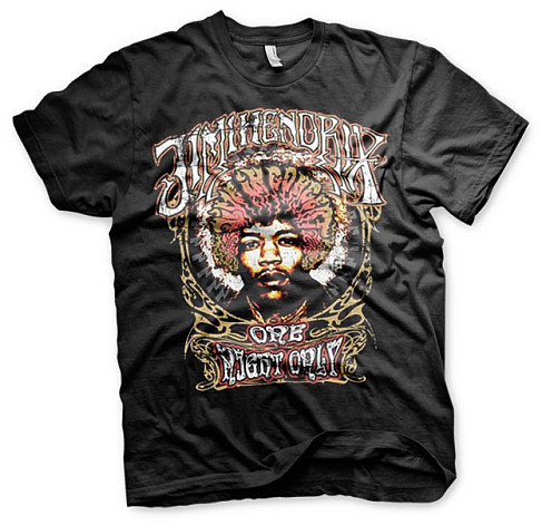 Jimi Hendrix tričko, Halo Black, pánské
