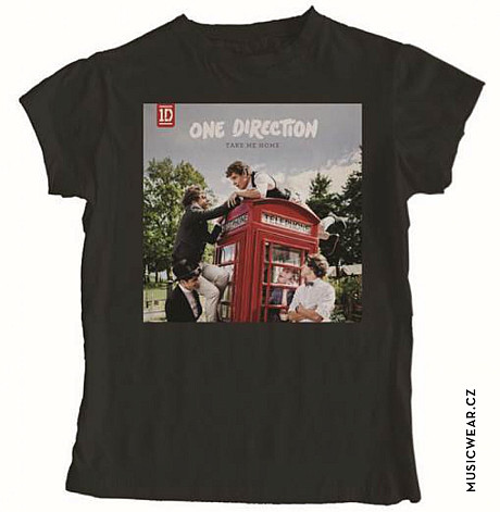 One Direction tričko, Take Me Home Black, dámské