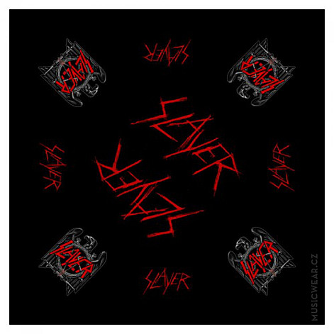 Slayer šátek, Black Eagle 55 x 55cm