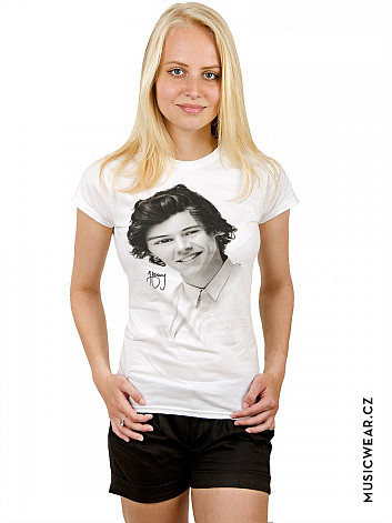 One Direction tričko, Harry Solo B&W, dámské