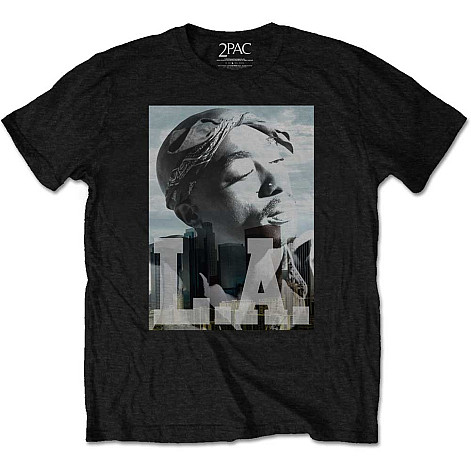Tupac tričko, LA Skyline, pánské