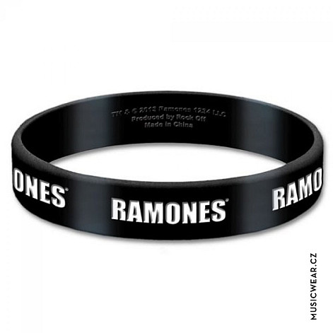 Ramones silikonový náramek, Logo