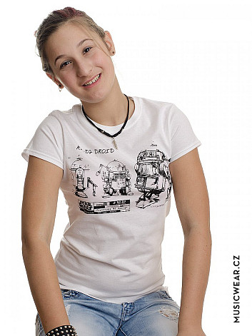 Star Wars tričko, R2D2 Blueprint Girly, dámské