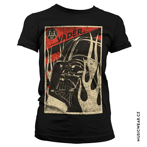 Star Wars tričko, Vader Flames Girly, dámské
