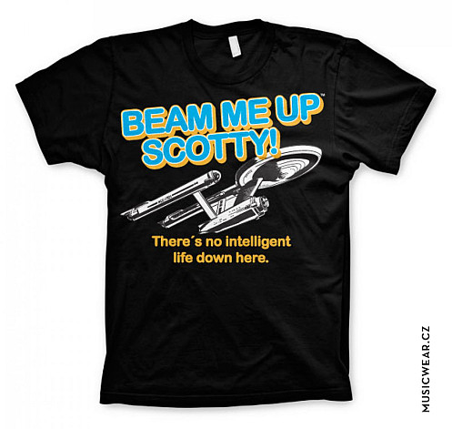 Star Trek tričko, Beam Me Up Scotty, pánské