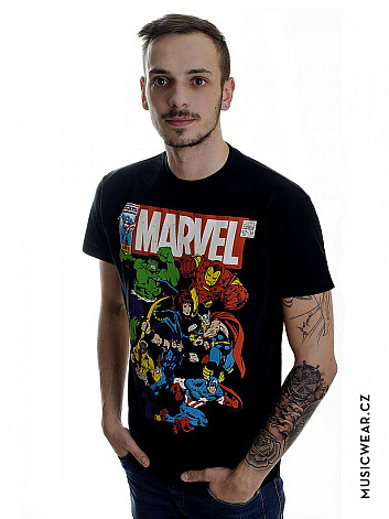 Marvel Comics tričko, Team Up Black, pánské