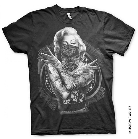 Marilyn Monroe tričko, Outlaw Black, pánské