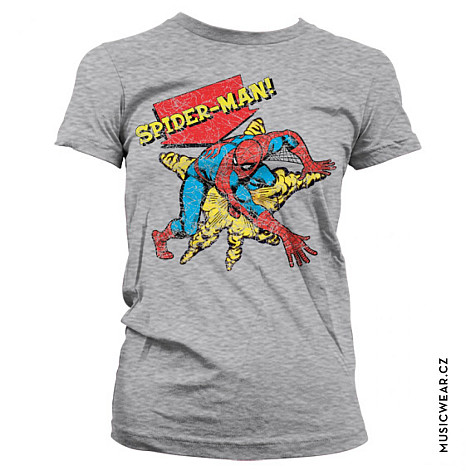 Spiderman tričko, Retro Spiderman Girly, dámské