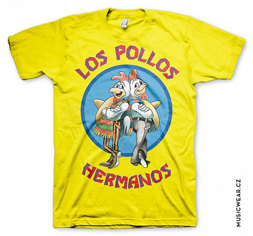 Breaking Bad tričko, Los Pollos Hermanos Yellow, pánské