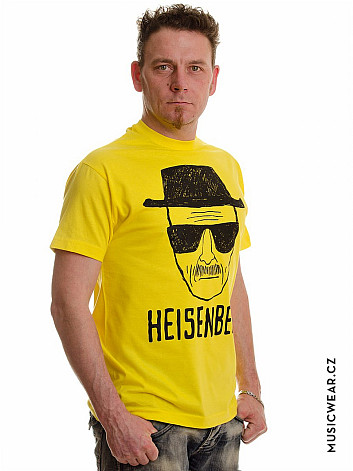 Breaking Bad tričko, Heisenberg Sketch Yellow, pánské