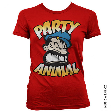 Pepek námořník tričko, Brutos Party Animal Girly, dámské