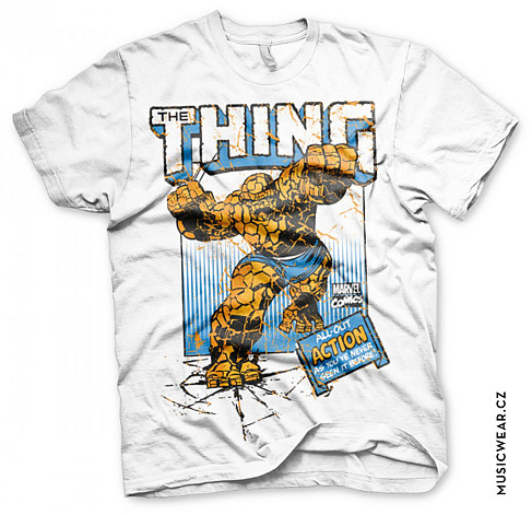 Marvel Comics tričko, The Thing Action, pánské