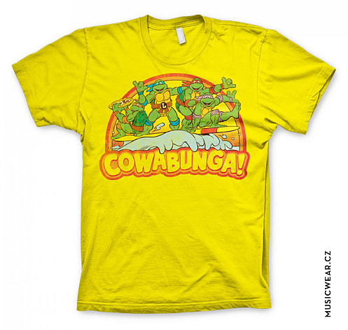 Želvy Ninja tričko, Cowabunga, pánské