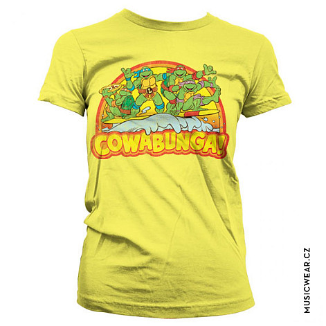 Želvy Ninja tričko, Cowabunga Girly, dámské