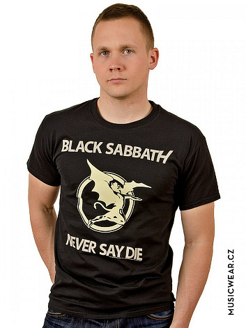 Black Sabbath tričko, Never Say Die, pánské
