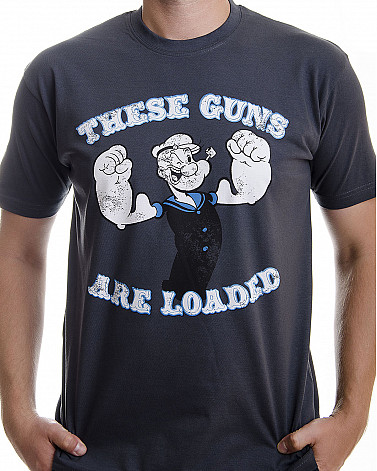 Pepek námořník tričko, These Guns Are Loaded, pánské