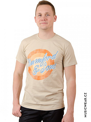 Mumford & Sons tričko, Sun Script, pánské