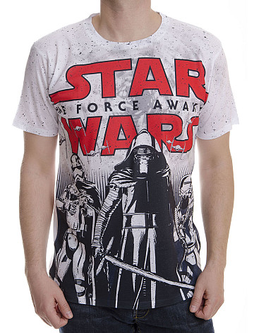 Star Wars tričko, The Force Awakens Allover Tee, pánské