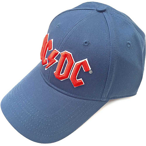 AC/DC kšiltovka, Red Logo on Blue