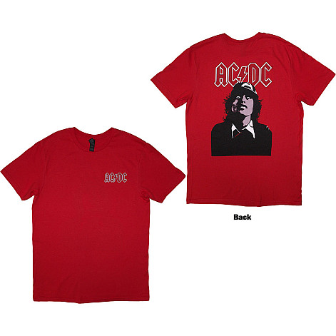AC/DC tričko, Mini Logo / Lock Up Your Daughters BP Red, pánské