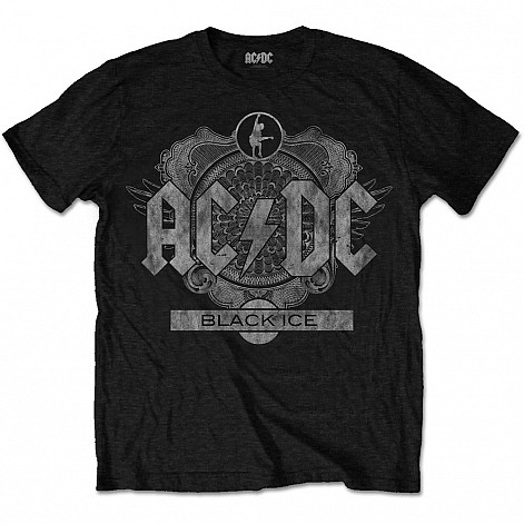 AC/DC tričko, Black Ice on Black, pánské