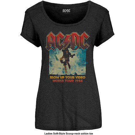 AC/DC tričko, Blow Up Your Video Black, dámské