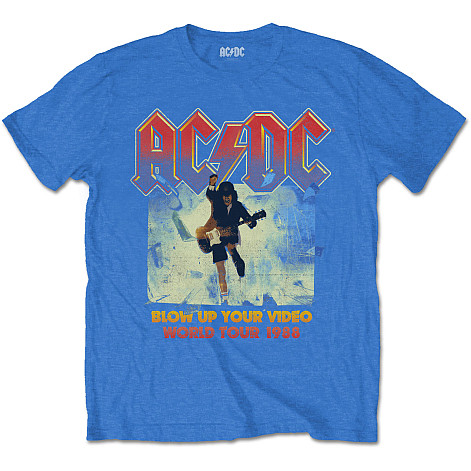 AC/DC tričko, Blow Up Your Video Mid Blue, pánské