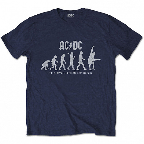 AC/DC tričko, Evolution Of Rock Navy, pánské