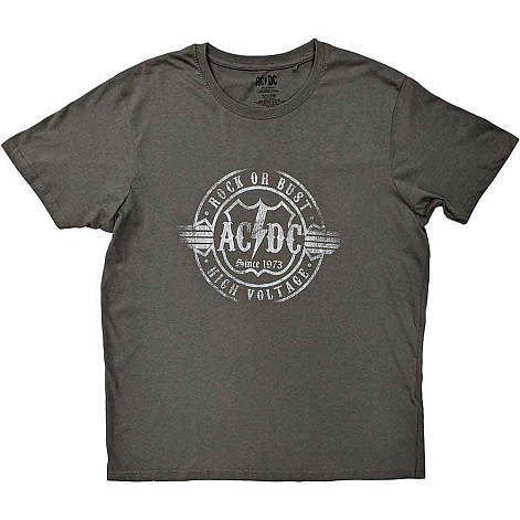 AC/DC tričko, Rock or Bust Charcoal Grey, pánské