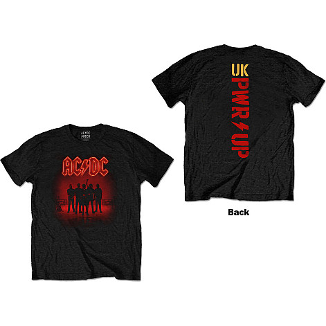 AC/DC tričko, PWR-UP BP Black, pánské