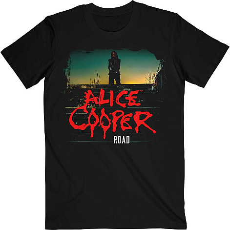 Alice Cooper tričko, Back Road Black, pánské