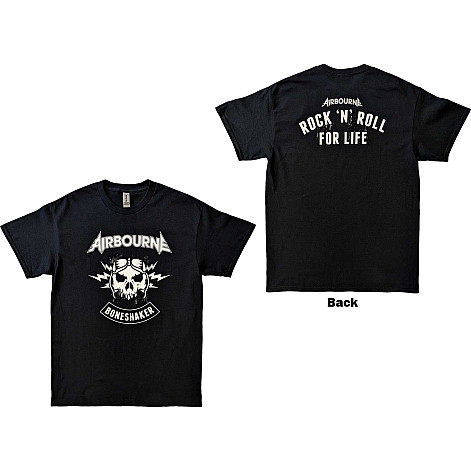 Airbourne tričko, R 'n' R Boneshaker BP Black, pánské