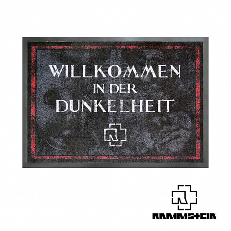Rammstein velurová rohožka s vinylovou podložkou 500 x 700 x 5 mm