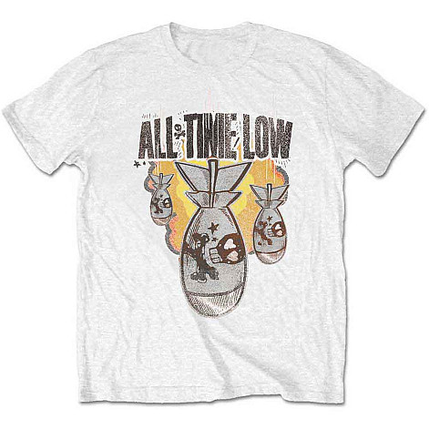 All Time Low tričko, Da Bomb White, pánské