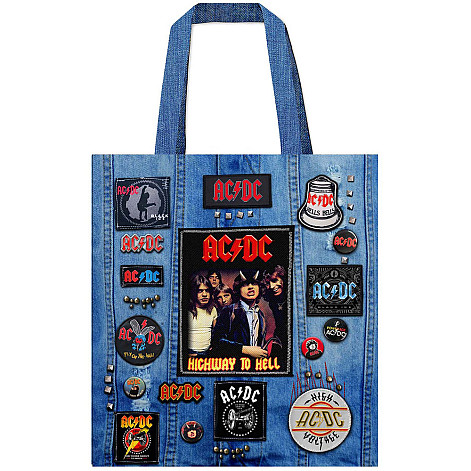 AC/DC nákupní taška Eco PES 40x40 cm/260g, Highway To Hell Multicolor