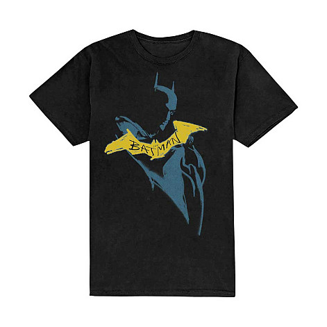 Batman tričko, The Batman Yellow Sketch Black, pánské