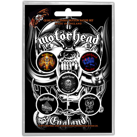 Motorhead set 5-ti placek, England