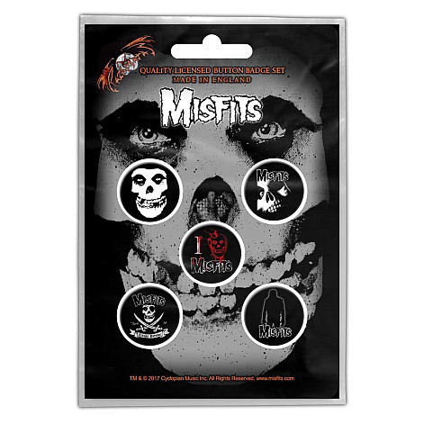 Misfits set 5-ti placek, Skull