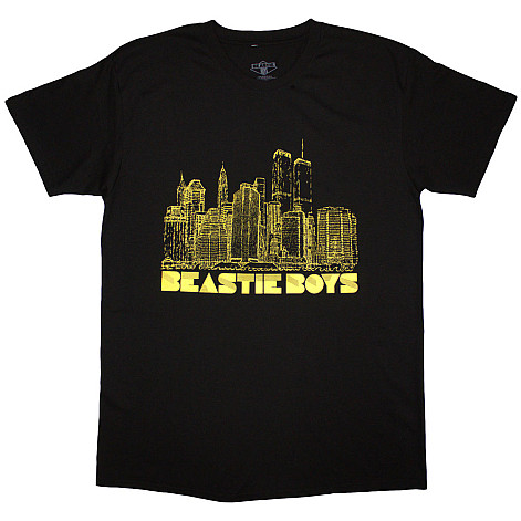 Beastie Boys tričko, NYC Skyline Black, pánské