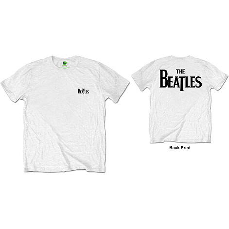 The Beatles tričko, Drop T Logo BP White, pánské