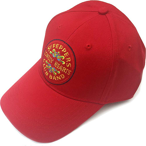 The Beatles kšiltovka, Sgt Pepper Drum Red Baseball, unisex