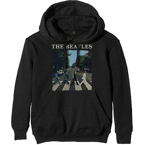 The Beatles mikina, Abbey Road Hoodie Black, pánská