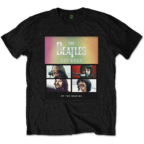 The Beatles tričko, Album Faces Gradient Black, pánské