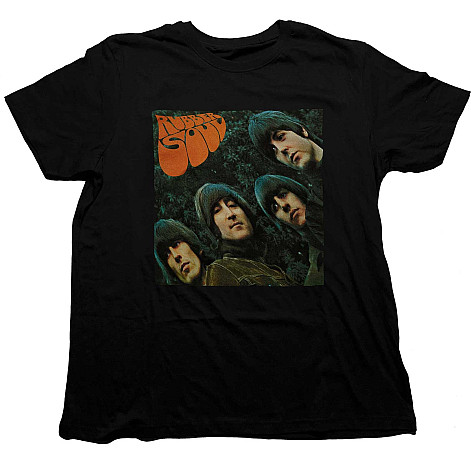 The Beatles tričko, Rubber Soul Album Cover Black, pánské
