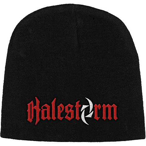 Halestorm zimní bavlněný kulich, Logo Black, unisex