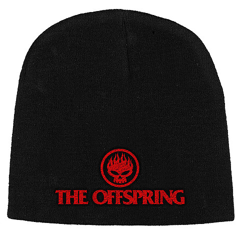 The Offspring zimní bavlněný kulich, Skull Logo Black, unisex